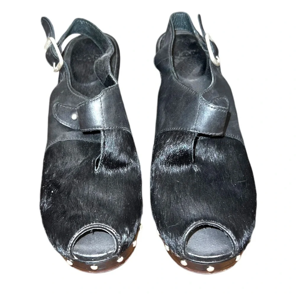 ▶️ UGG ◀️ Nicco Calf Hair Leather Platform  Size 7